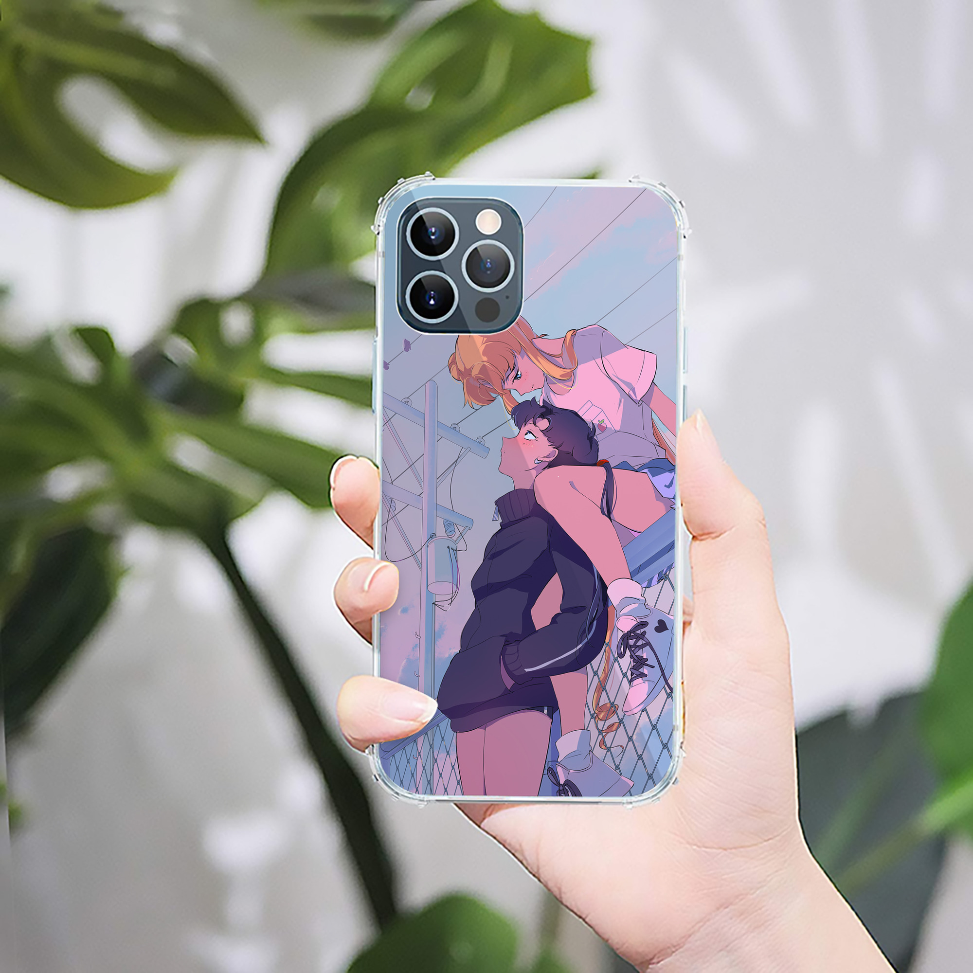 （画像用） 美少女戦士セーラームーン Sailor Moon 【iPhone 12シリーズ対応】透明スマホケース（クリアソフトケース）
